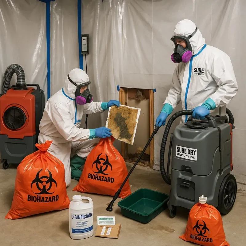 Contaminated Water Handling Protocols process in La Homa, TX